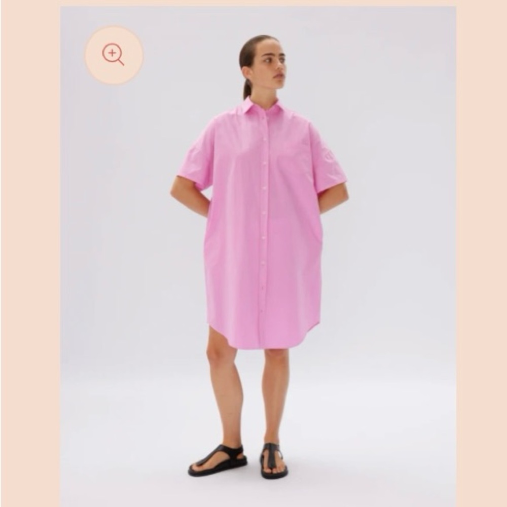 LMND Chiara shirt dress sz Small NWT